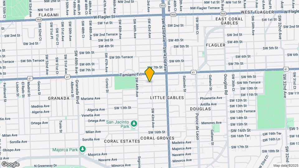 4315 SW 9th Terrace Map and Location Details