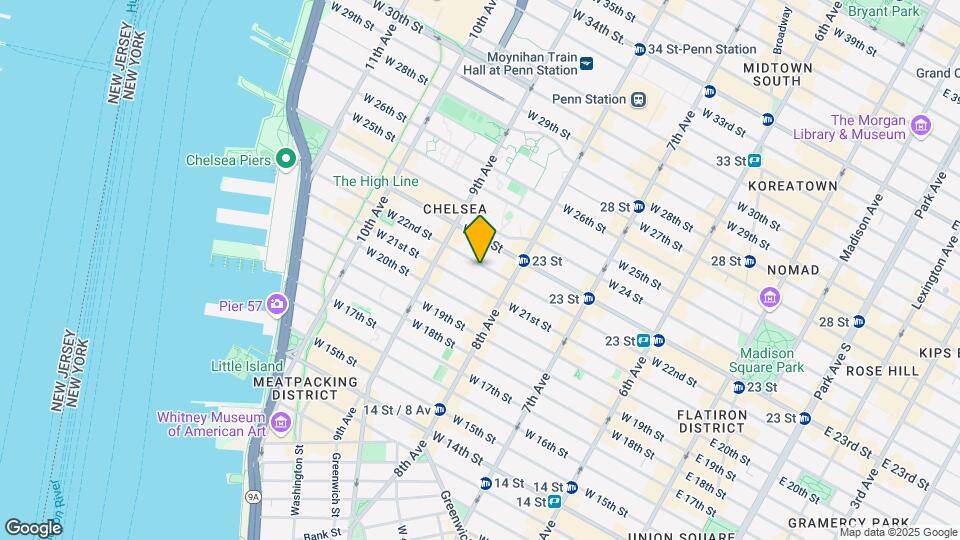 326 W 22nd St Mapa y Detalles de la Ubicación