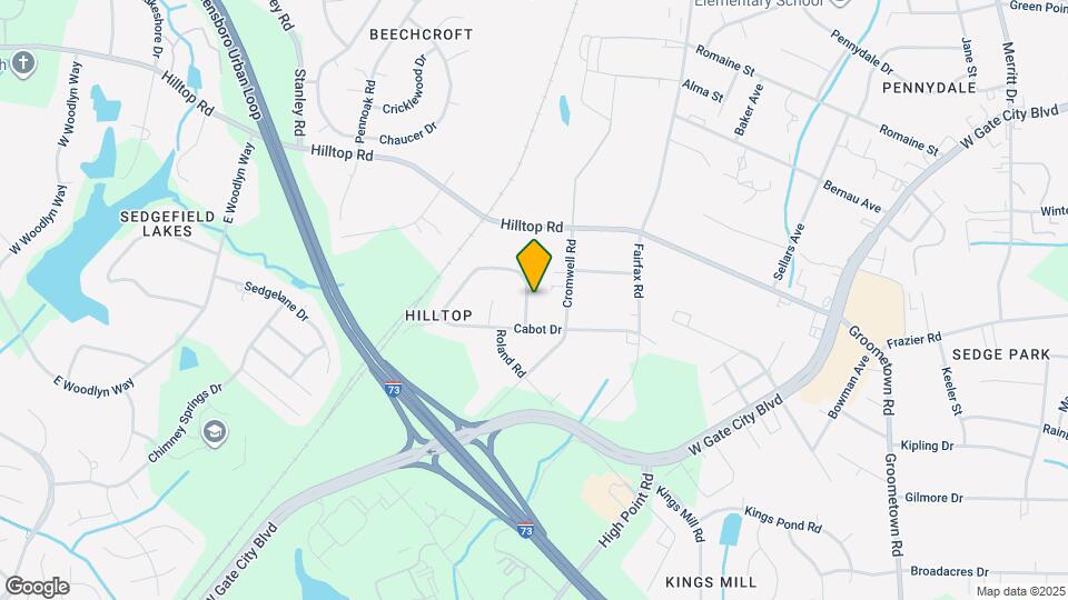 2631 Hillway Dr Map and Location Details