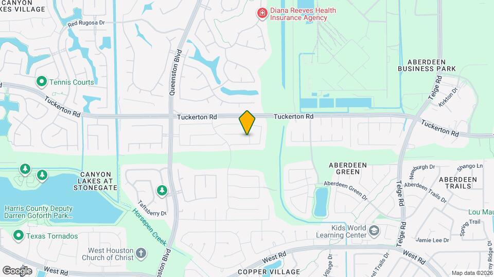 9611 Cobalt Creek Ln Map and Location Details