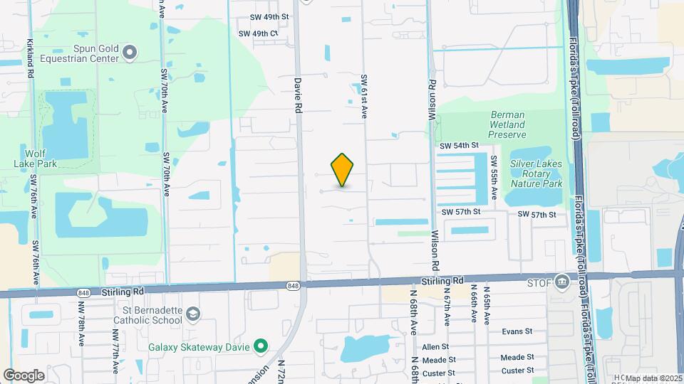 6280 SW 56th Ct Map and Location Details