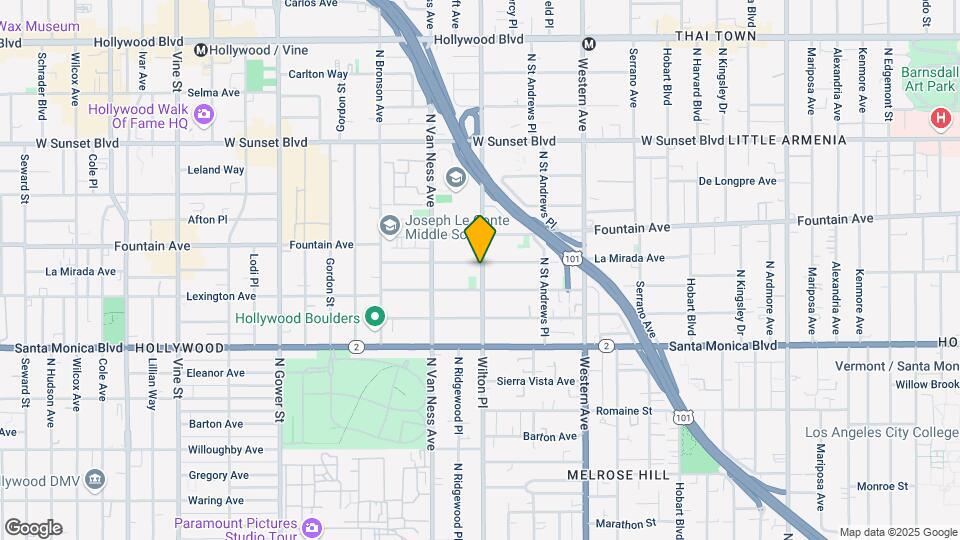 5700 La Mirada Ave Map and Location Details