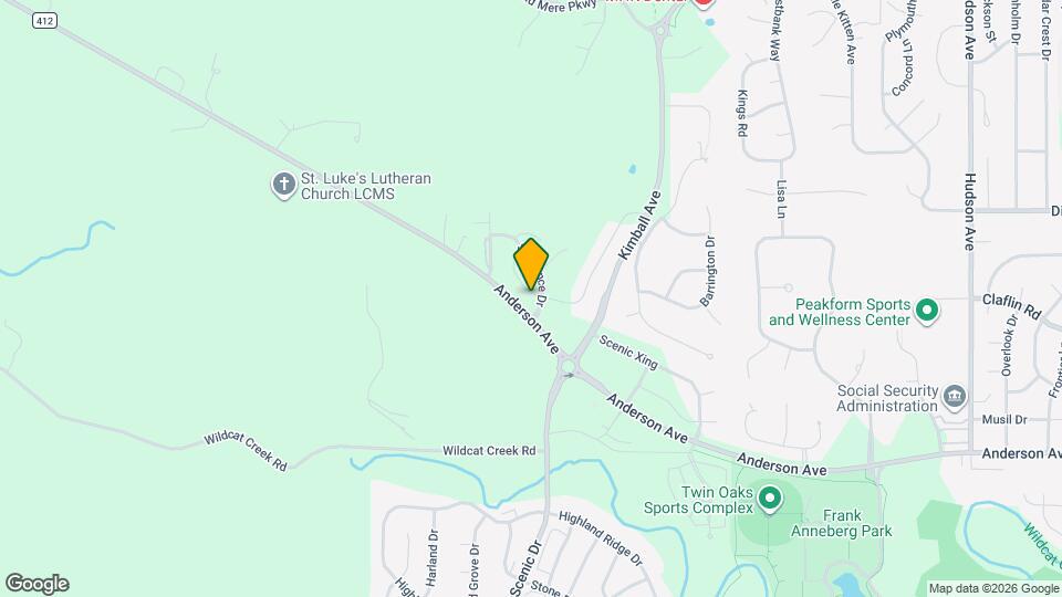 1109 Newfoundland Dr Mapa y Detalles de la Ubicación