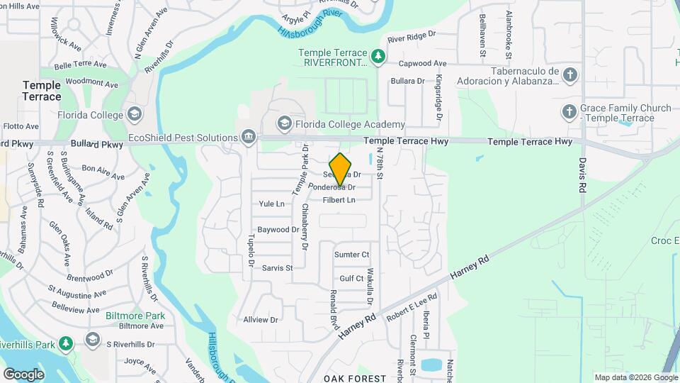 7323 Ponderosa Dr Map and Location Details