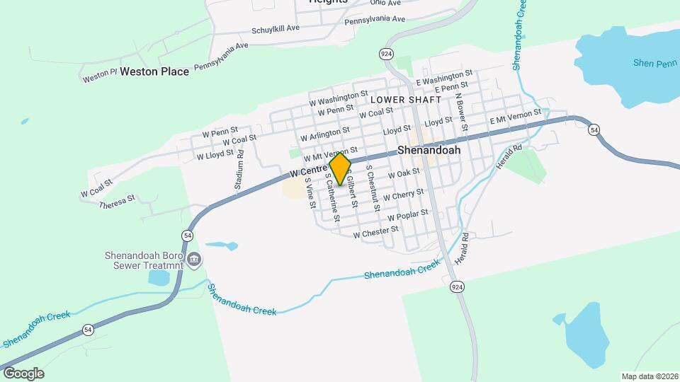 424 W Oak St Map and Location Details