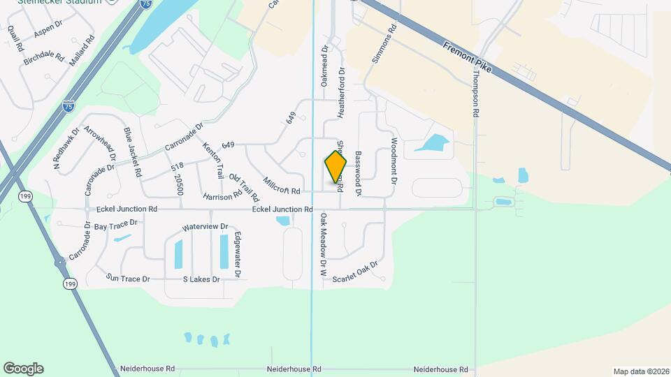 9450 Millcroft Rd Map and Location Details
