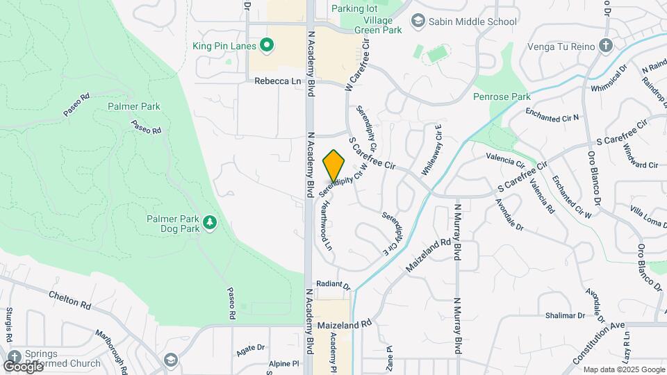 2845 Hearthwood Ln Map and Location Details