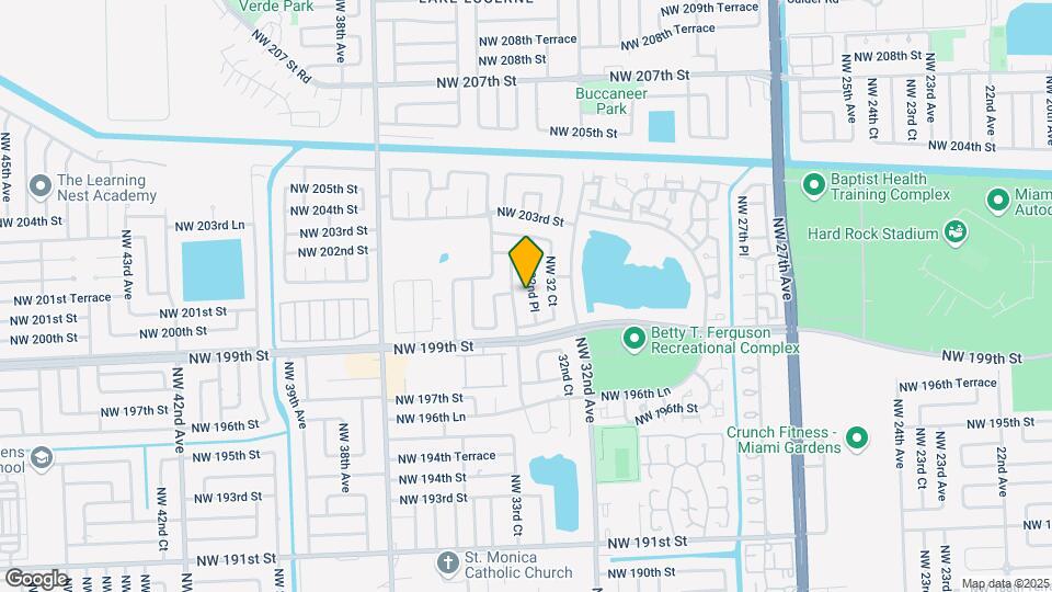 20106 NW 32nd Pl-Unit -1B Mapa y Detalles de la Ubicación
