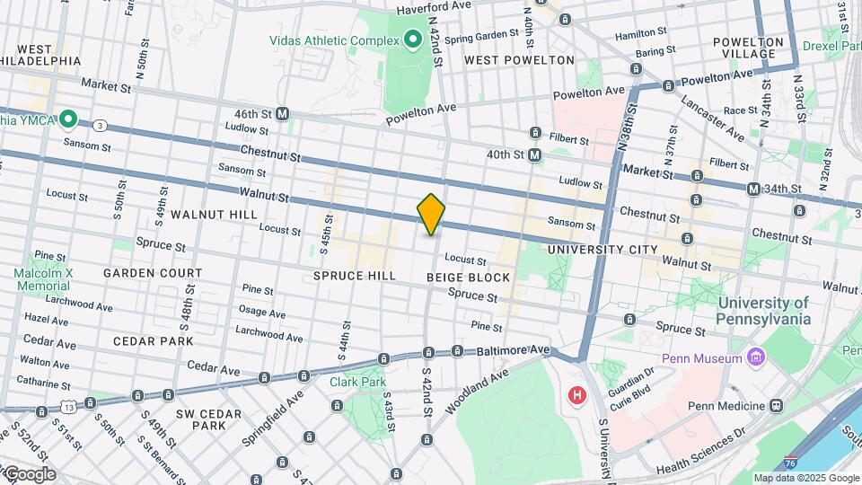 University City Associates Mapa y Detalles de la Ubicación