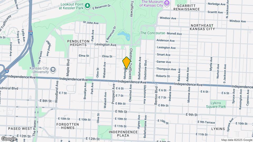 513 Montgall Ave Map and Location Details