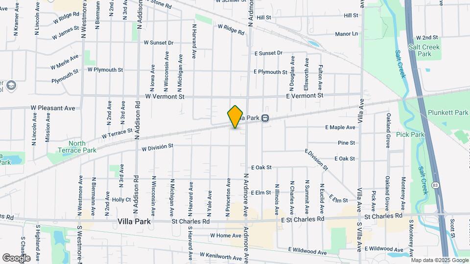 323 N Princeton Ave, Unit 8 Map and Location Details