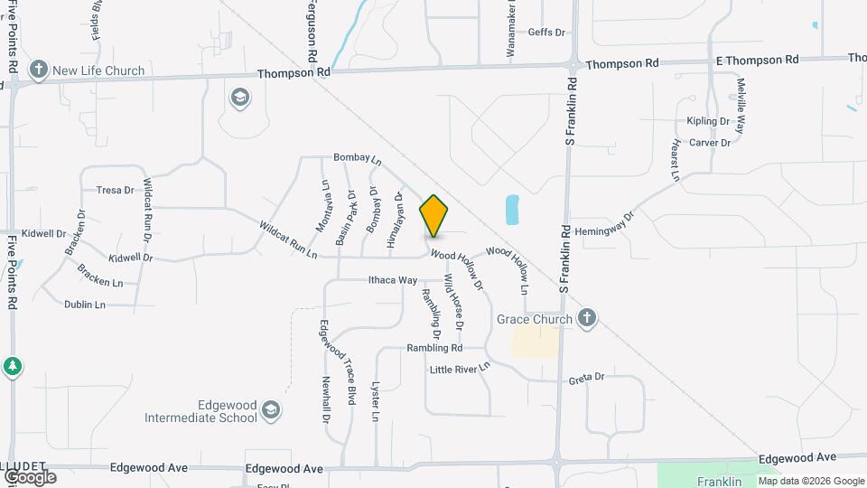 5425 Wood Hollow Dr Map and Location Details