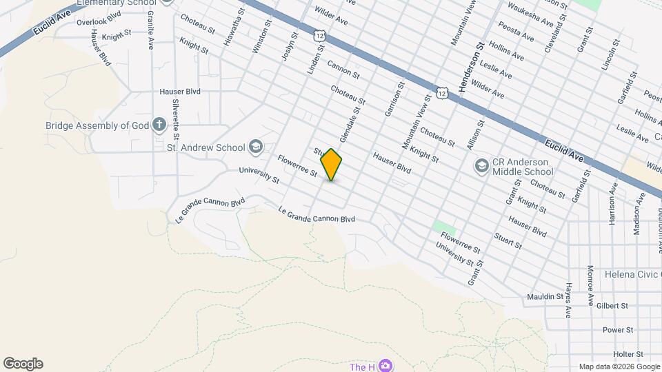 1625 Flowerree St Map and Location Details