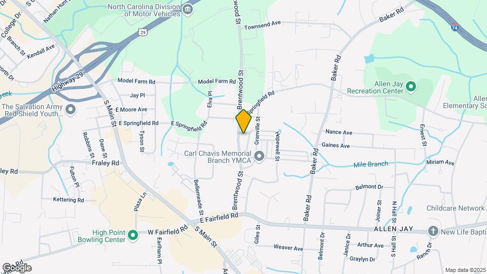 2315 Brentwood St Map and Location Details