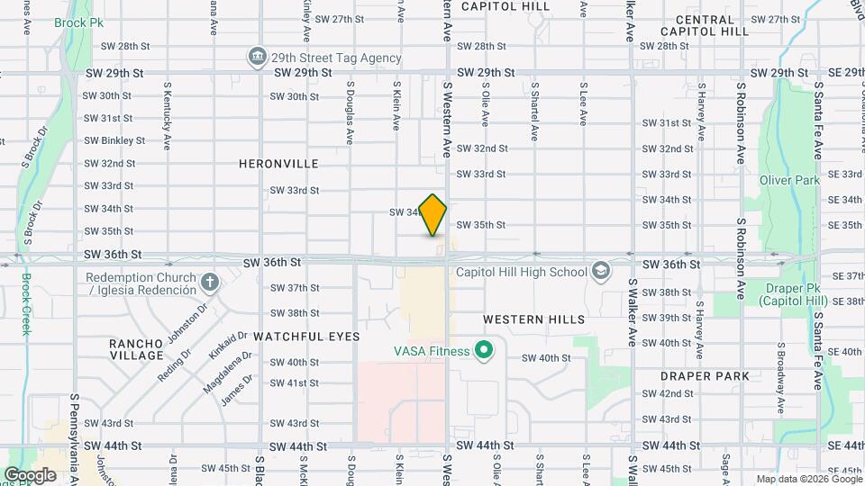 912 SW 35th St Map and Location Details