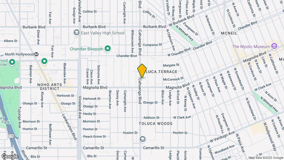 5230 Cahuenga Map and Location Details