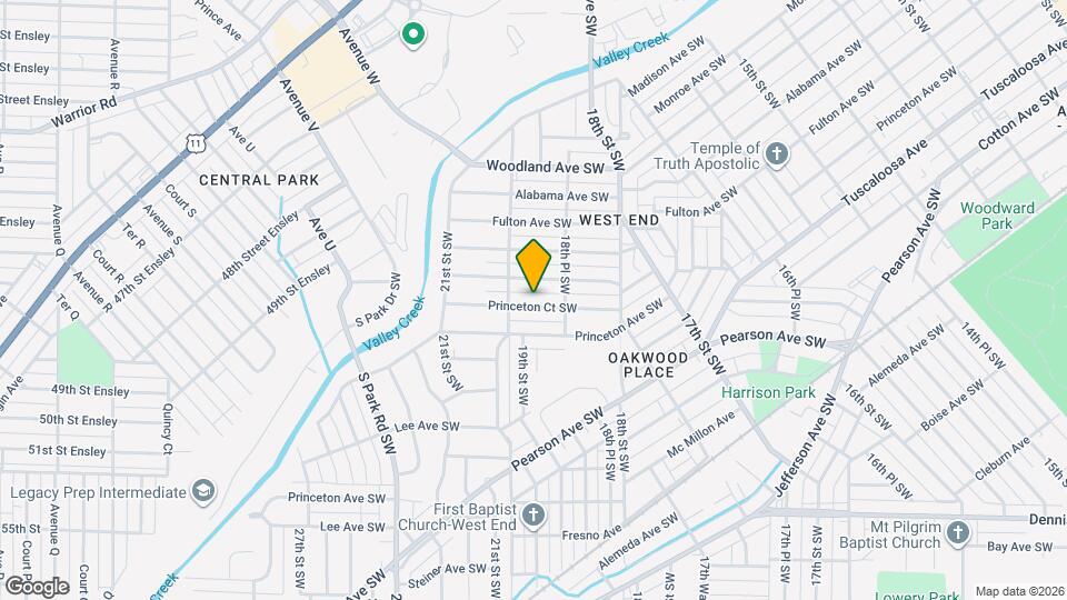 1872 Princeton Ct SW Map and Location Details