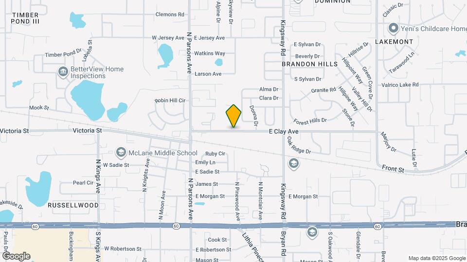 306 E Clay Ave Map and Location Details