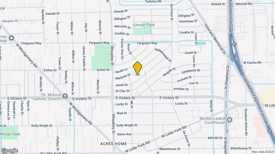 1026 Junell St Map and Location Details