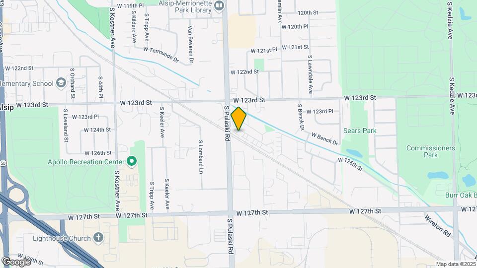 3913 W 124th Pl Map and Location Details