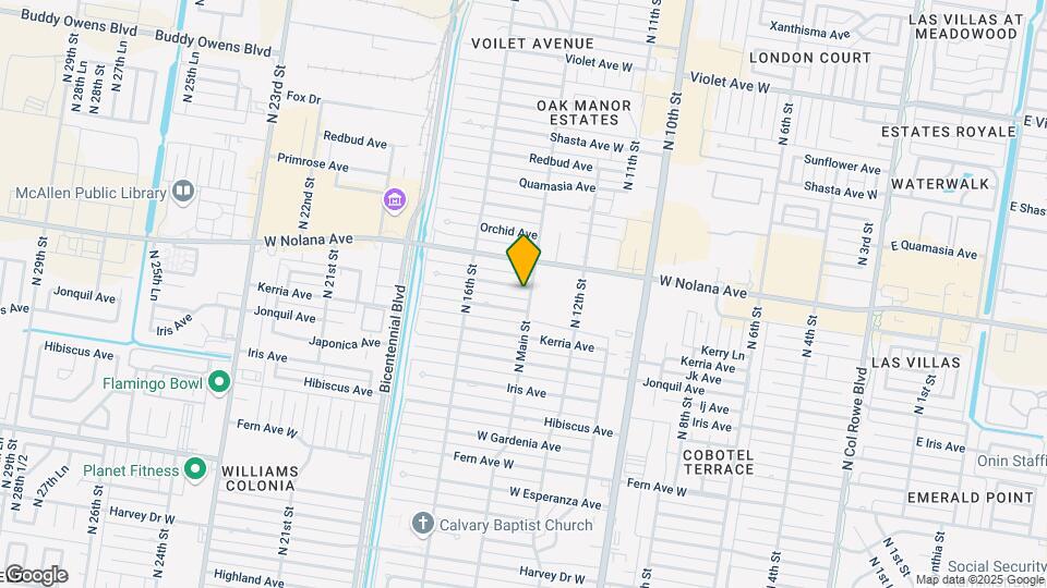 1401 Marigold Ave Map and Location Details