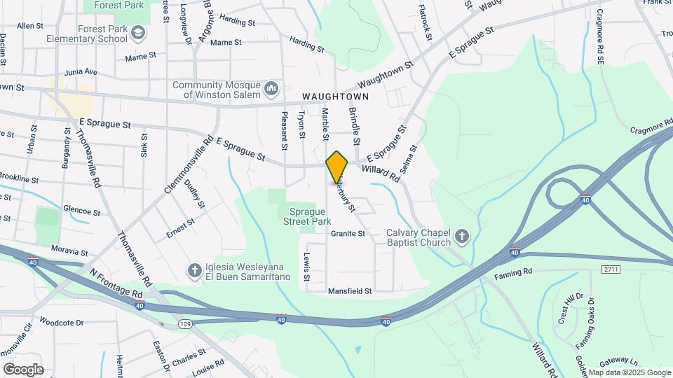 2326 Waterbury St Map and Location Details