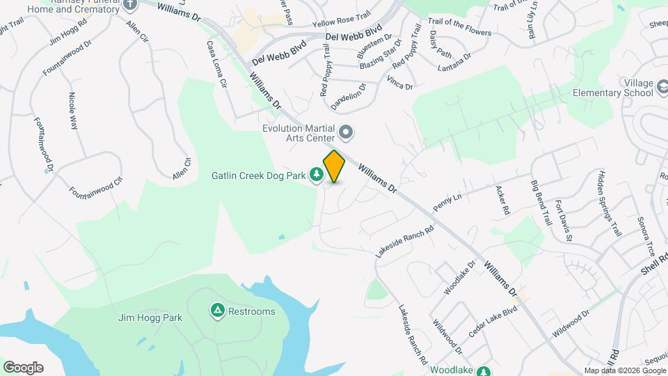 104 Chalk Lake Cove Map and Location Details