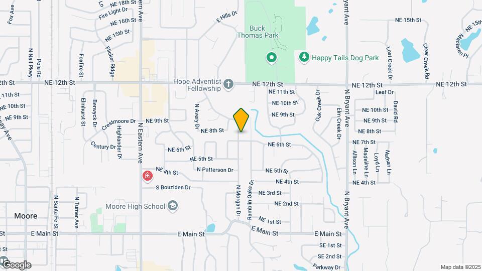 800 N Morgan Dr Map and Location Details