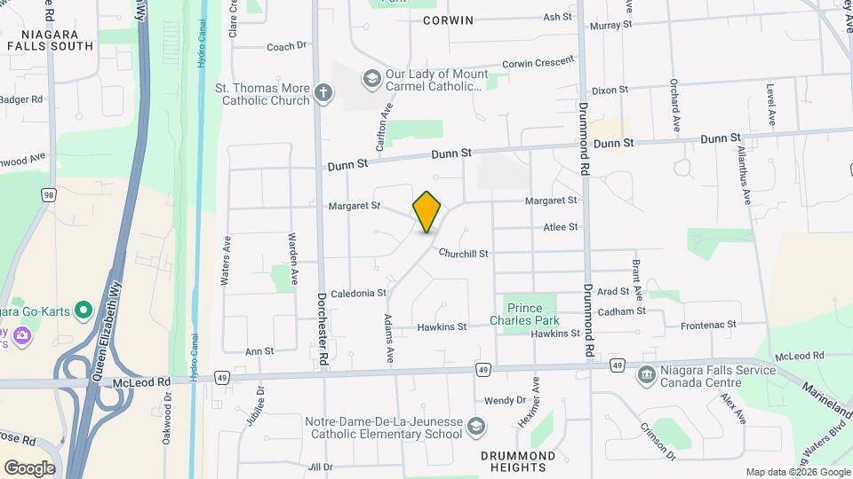 6521 Caledonia St Mapa y Detalles de la Ubicación