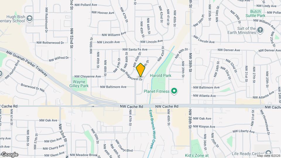 4303 NW Ridgecrest Dr Map and Location Details
