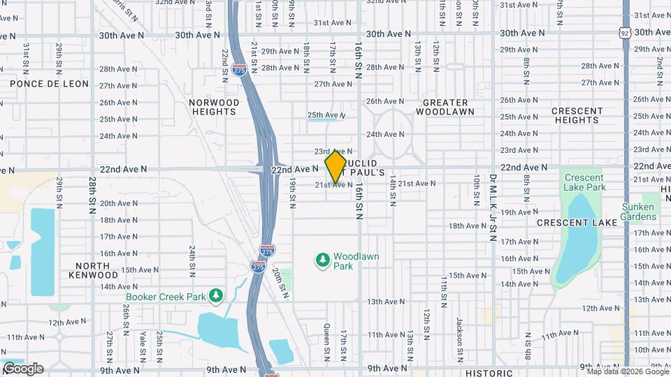 1674 21st Ave N, Unit #A Mapa y Detalles de la Ubicación