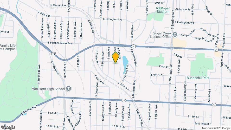 805 S Hardy Ave Mapa y Detalles de la Ubicación