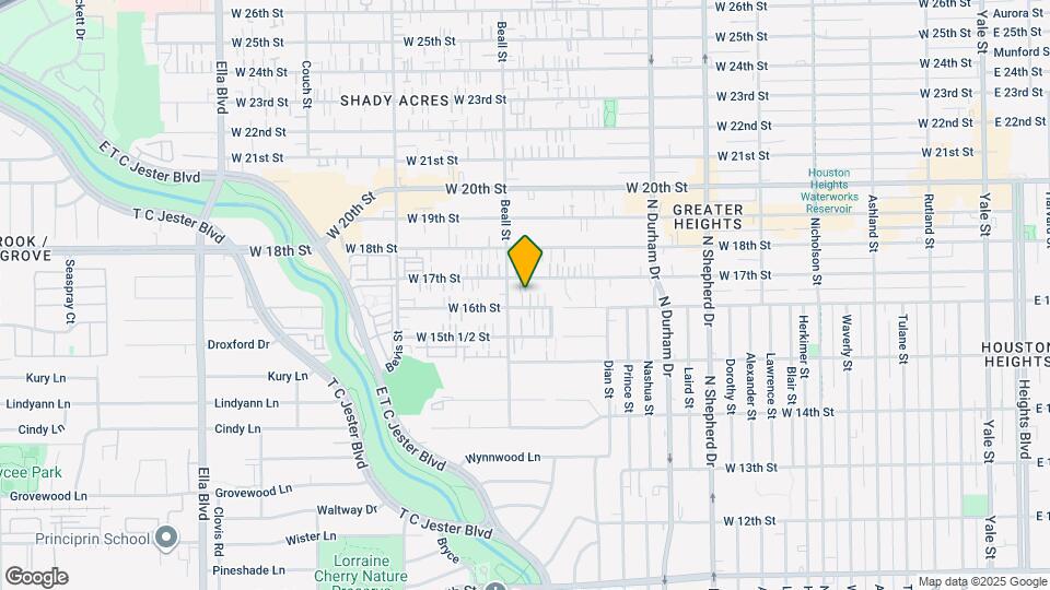 1047 W 16th St Map and Location Details