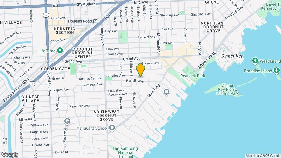 3395 Franklin Ave Map and Location Details