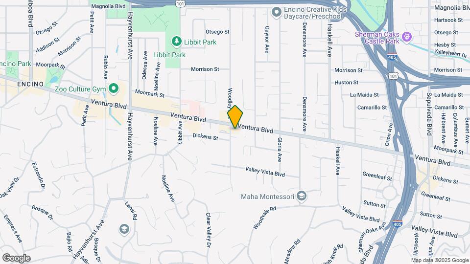 4630 Woodley Ave Map and Location Details