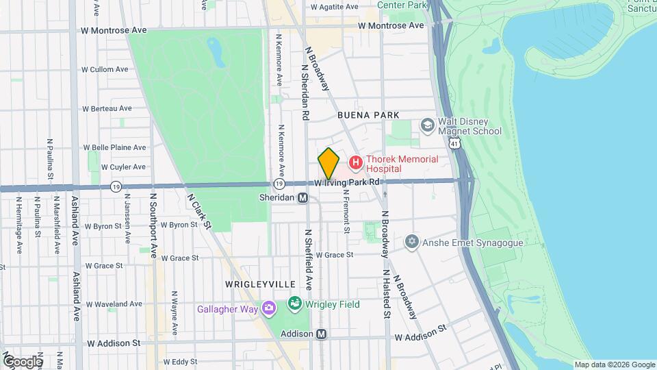 923 W Irving Park Rd, Unit M01H Map and Location Details