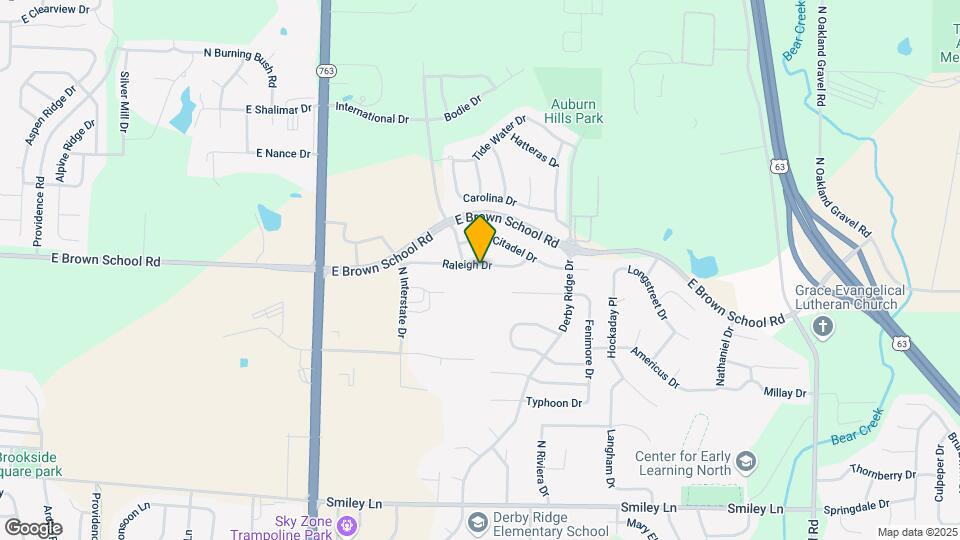 1420 Raleigh Dr Map and Location Details