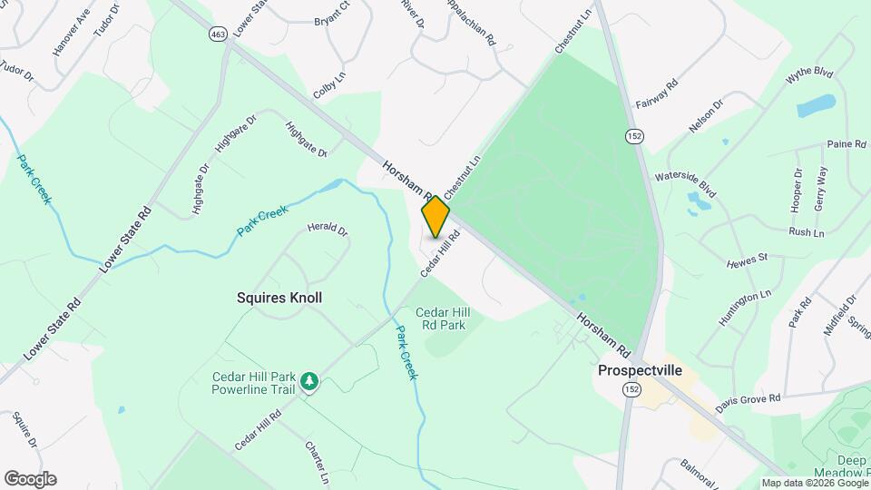 390 Cedar Hill Rd Map and Location Details