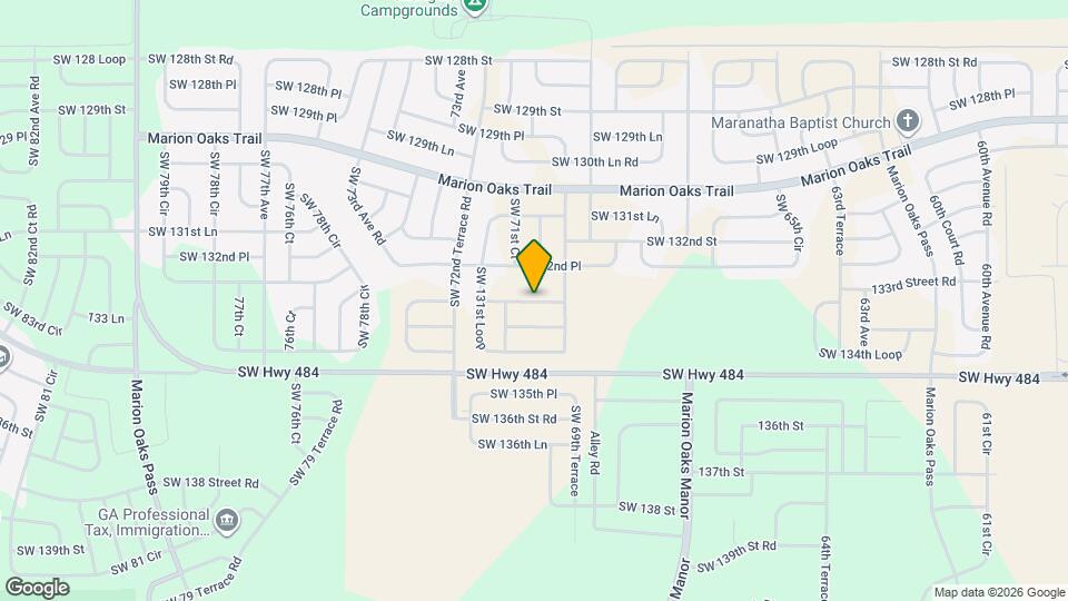 7091 SW 133rd Ln Map and Location Details