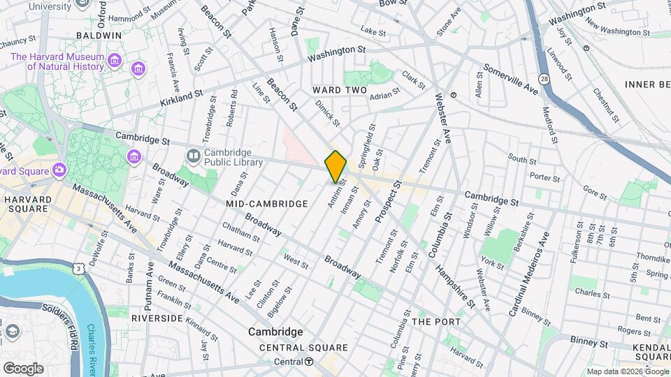 119 Antrim St, Unit 1 Mapa y Detalles de la Ubicación