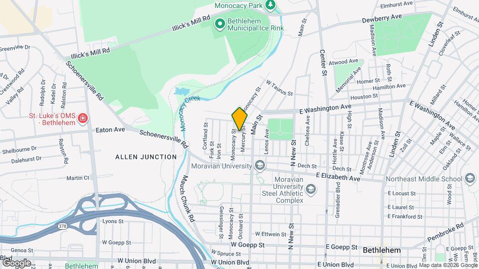 1446 Monocacy St, Unit B Mapa y Detalles de la Ubicación