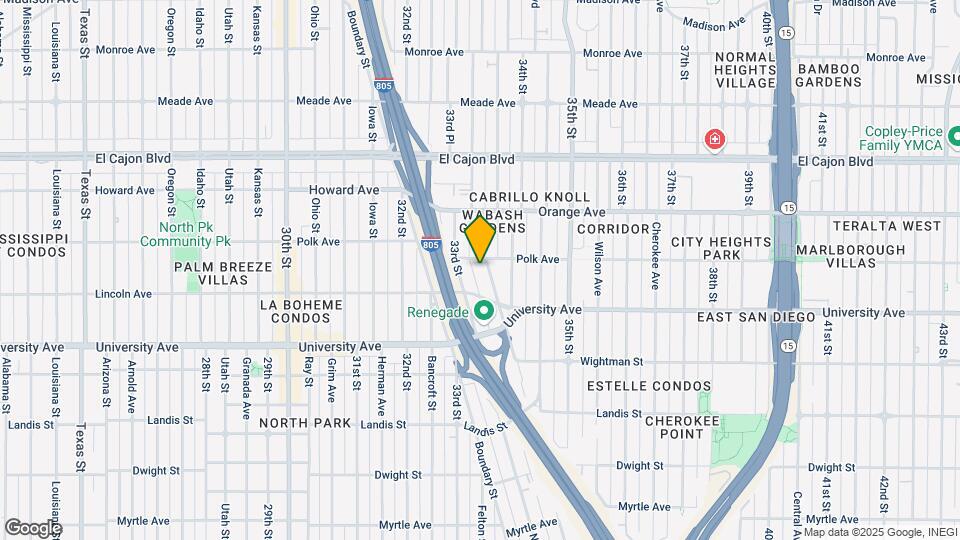 4060 Wabash Ave Map and Location Details