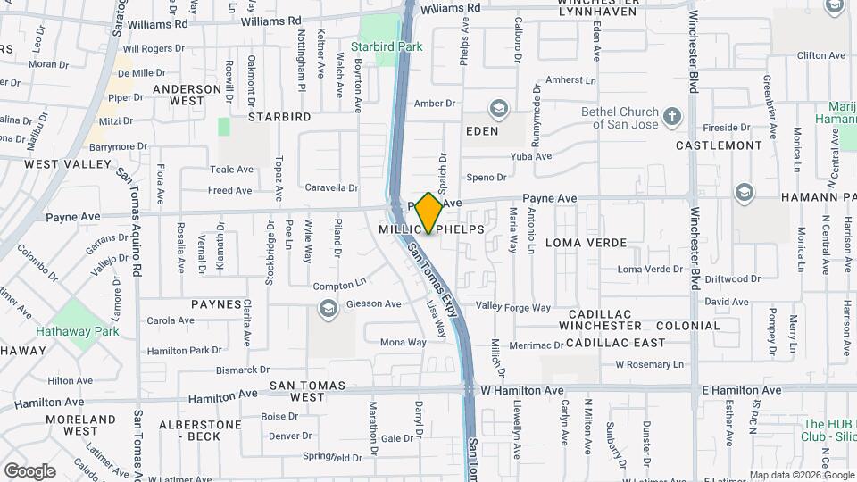 3588 Payne Ave Mapa y Detalles de la Ubicación