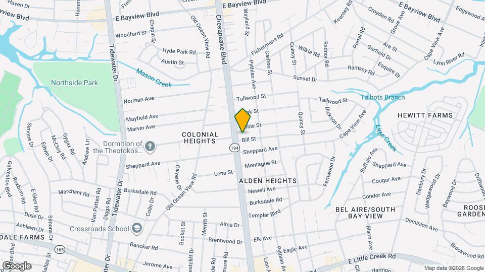 1112 Bill St Map and Location Details