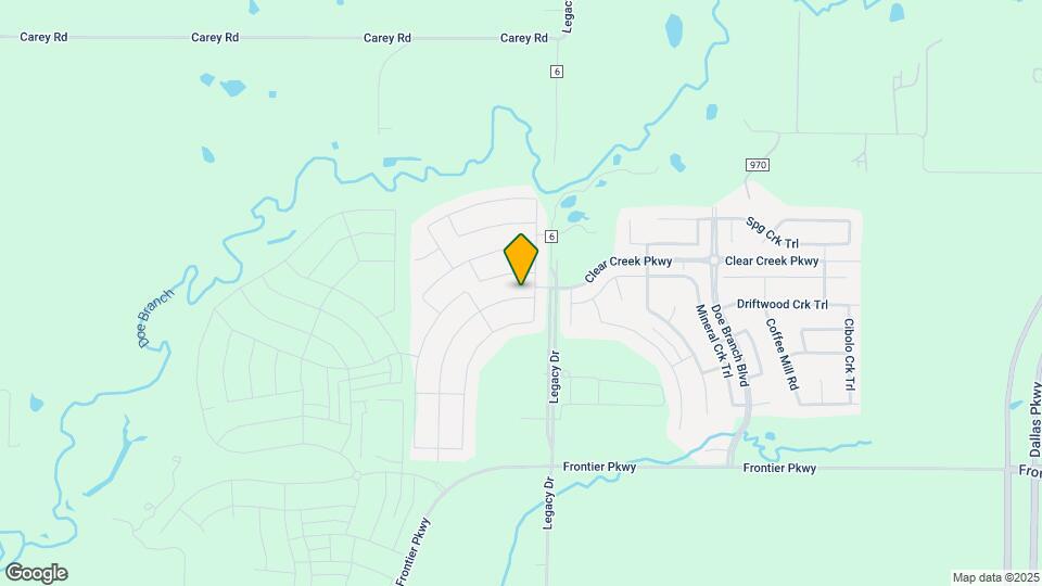 KB Home Creeks of Legacy - Phase 1 Map and Location Details