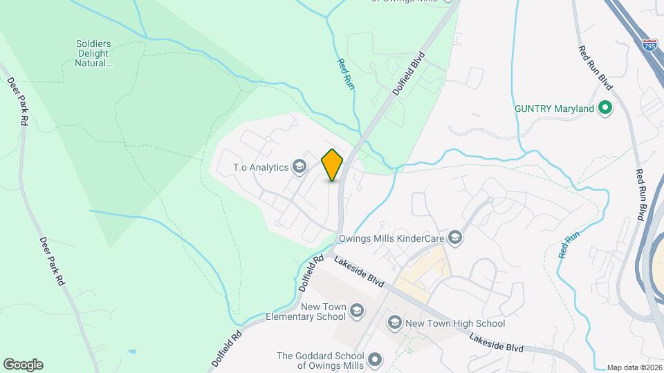 10853 Sherwood Hill Rd Map and Location Details