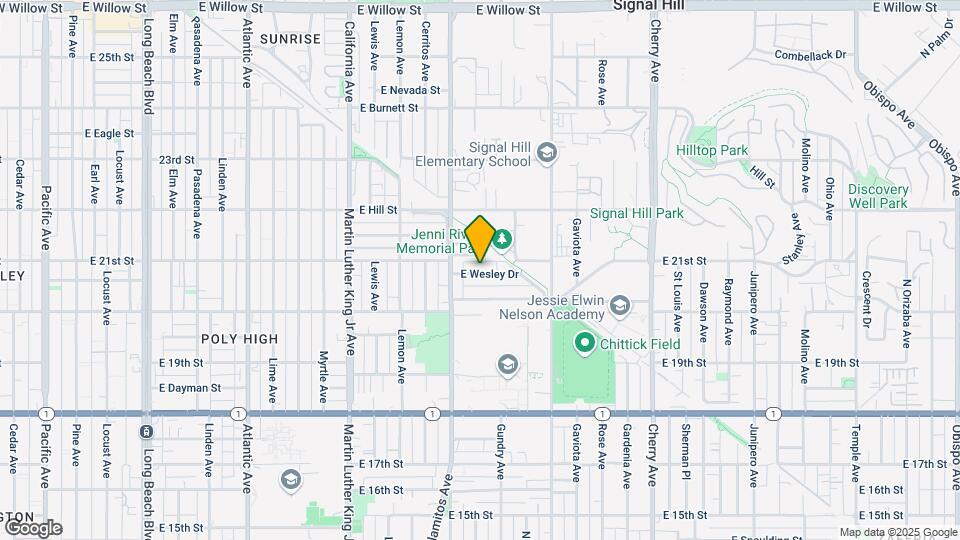 1307 E Wesley Dr Mapa y Detalles de la Ubicación