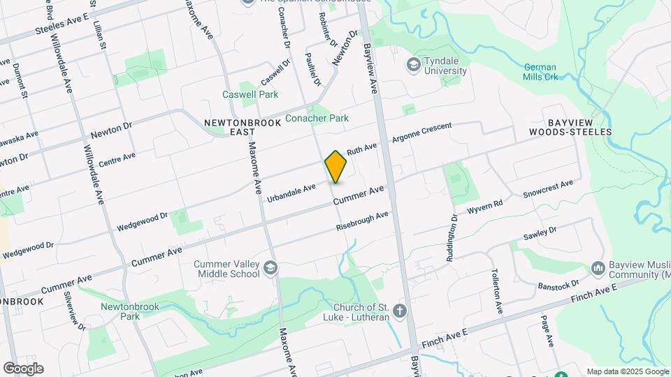 597 Conacher Dr Map and Location Details
