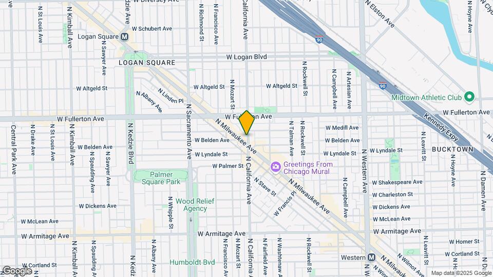2316 N California Ave Map and Location Details