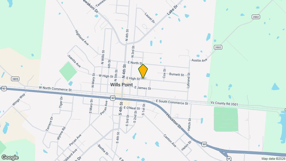 328 E High St Map and Location Details